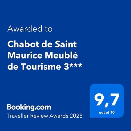 Chabot De Saint Maurice Meuble De Tourisme 3*** Apartment Chambéry Exterior foto